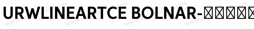 URWLINEARTCE BOLNAR字体转换